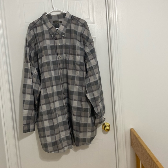 New Denver Hayes. Never Iron Men’s Long Sleeve Button Down Size 5XL ( 92 A ) - Picture 1 of 4